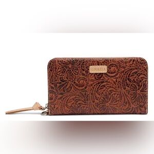 Consuela Sally Essential Tooled Leather Bifold Wallet